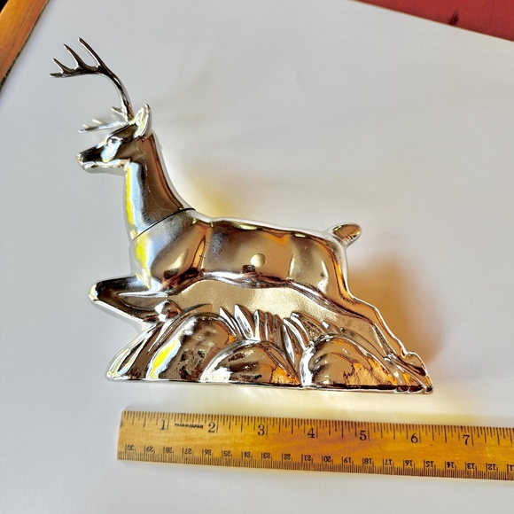 AVON Men's vintage silver bottle, buck stag deer - Picture 3 of 9
